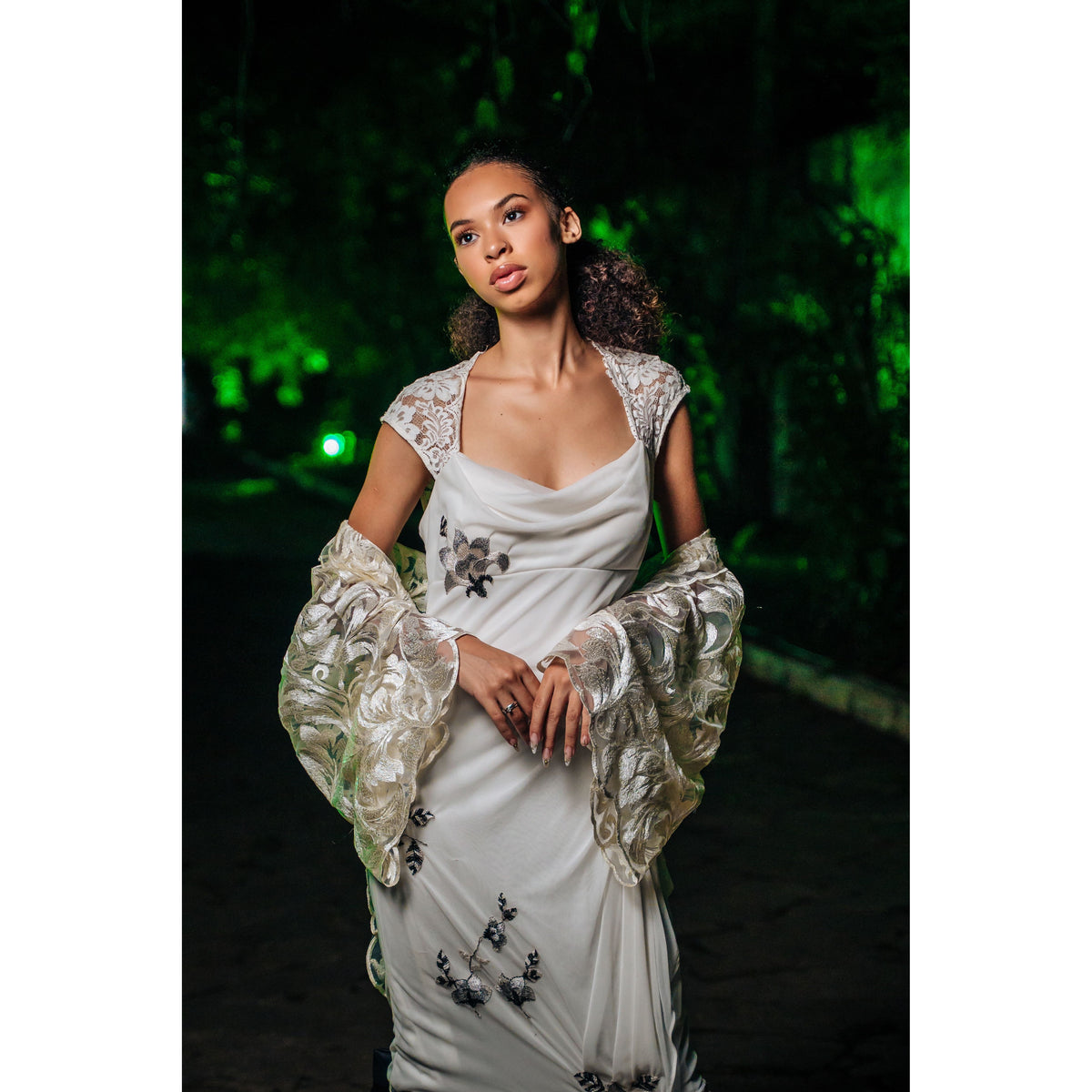 Élodie Embroidered Gown