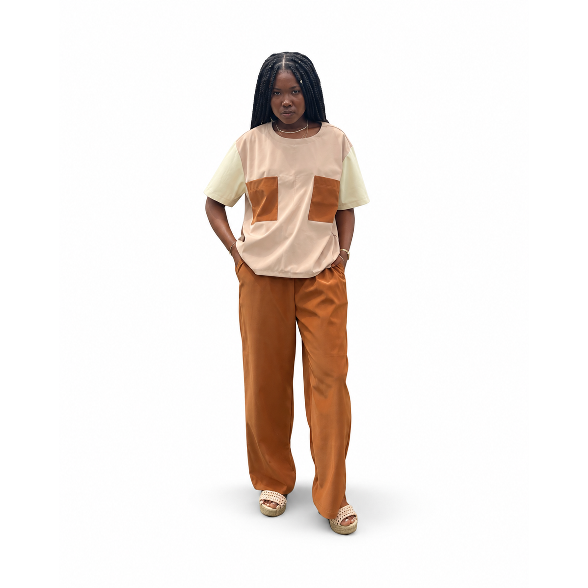 Realms — Terra Colorblock Unisex Pants & Top Set