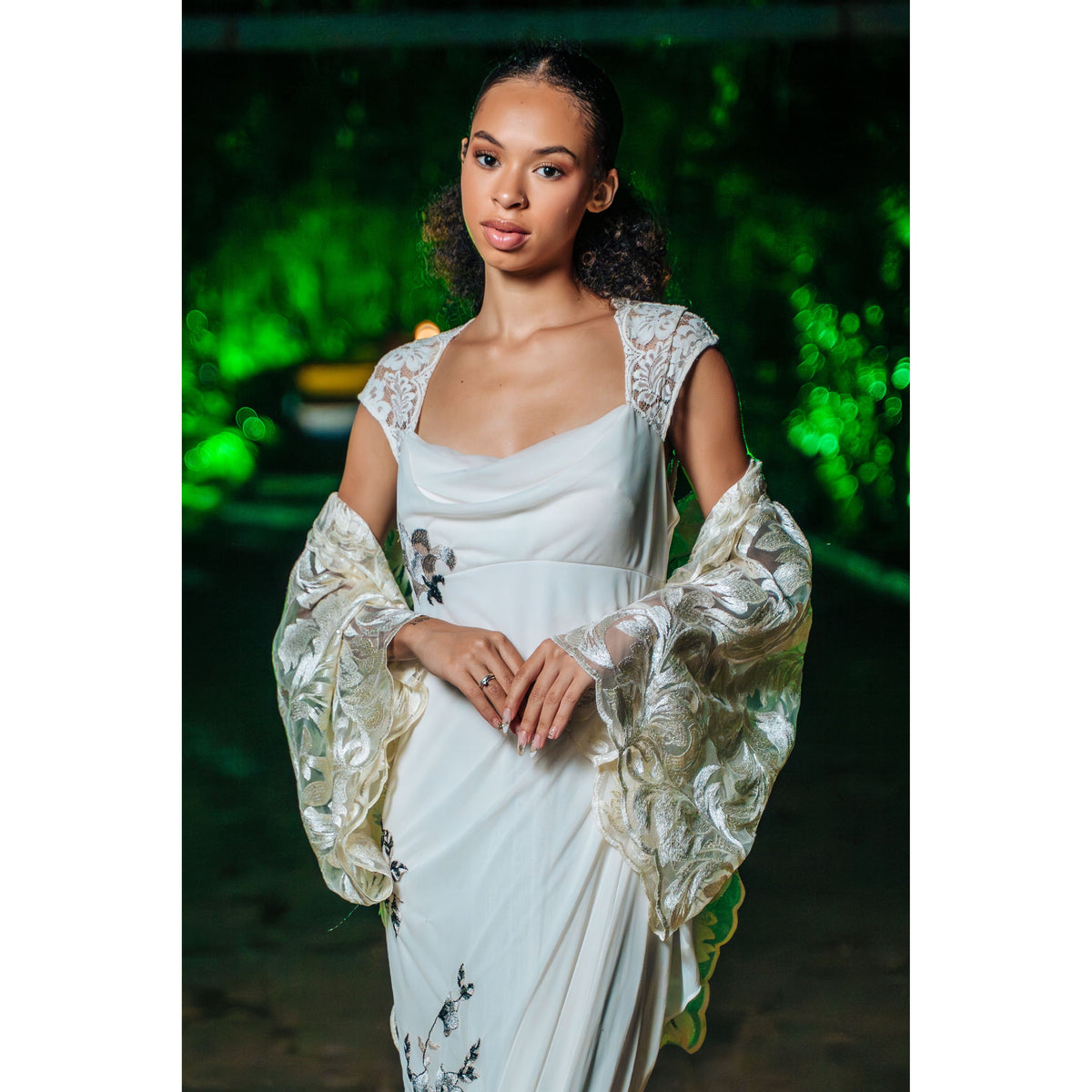 Élodie Embroidered Gown