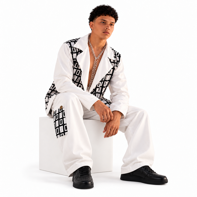 Bold New York Crystal Grid Unisex Set