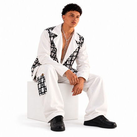 Bold New York Crystal Grid Unisex Set
