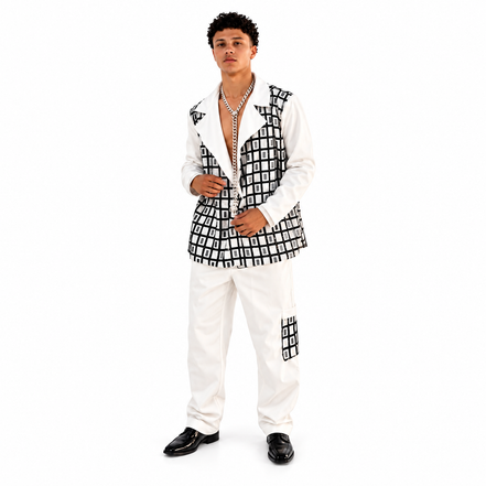 Bold New York Crystal Grid Unisex Set